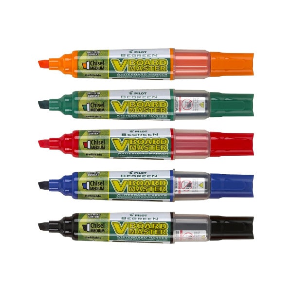 Pilot Refillable Dry Erase Markers Assorted 5-Pack